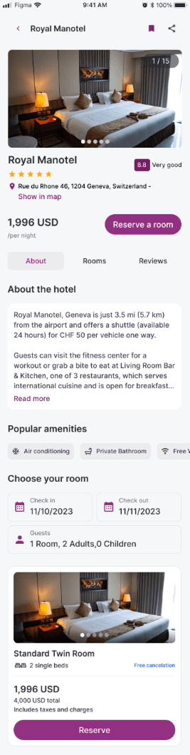 Hotel detail